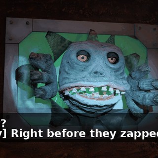 -What? -[Gary] Right before they zapped him,
