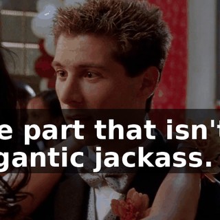 the part that isn't a gigantic jackass.