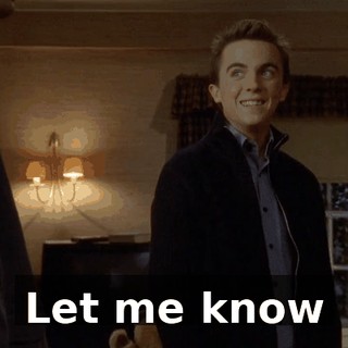 ♪ Let me know ♪