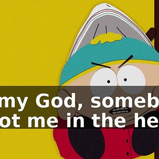 Oh my God, somebody shoot me in the head!