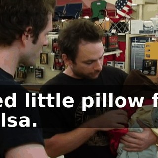 Red little pillow for salsa.