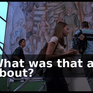 What was that all about?