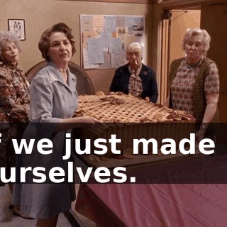 if we just made it ourselves.
