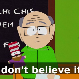 I don't believe it.