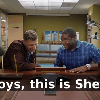 - Boys, this is Sheila.