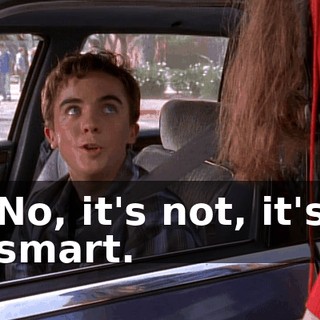 No, it's not, it's smart.