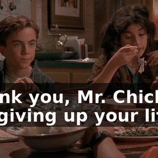 Thank you, Mr. Chicken, for giving up your life