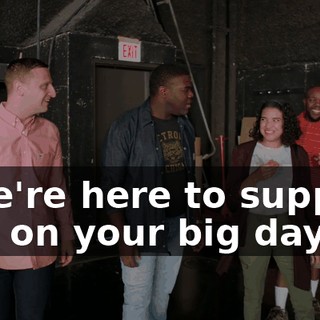- We're here to support you on your big day.
