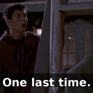 One last time.
