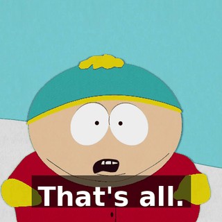 That's all.