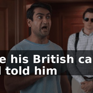 I ate his British candy and told him