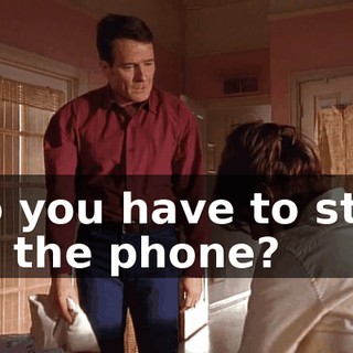 Do you have to stay on the phone?