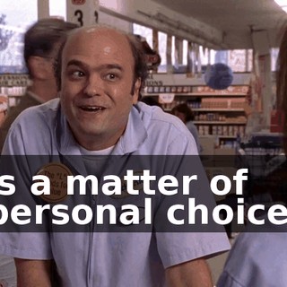 is a matter of personal choice.
