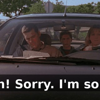 Ooh! Sorry. I'm sorry.