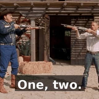 One, two.