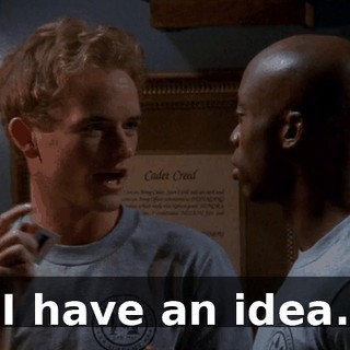 I have an idea.