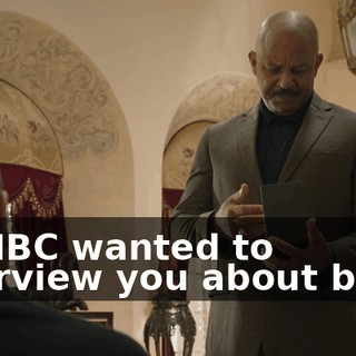 MSNBC wanted to interview you about being