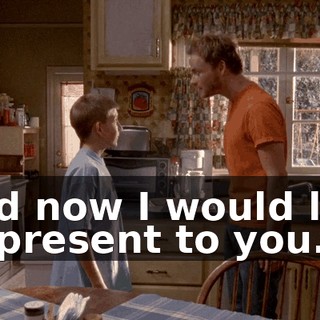 And now I would like to present to you...
