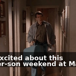 I'm excited about this father-son weekend at Marlin.