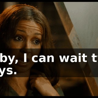 Baby, I can wait two days.