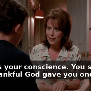 That's your conscience. You should be thankful God gave you one.