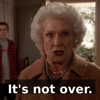 It's not over.