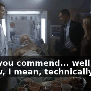 Oh, you commend... well, you know, I mean, technically we