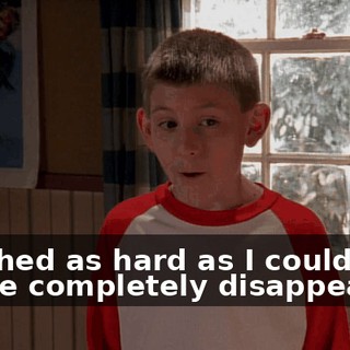 I wished as hard as I could and Reese completely disappeared.