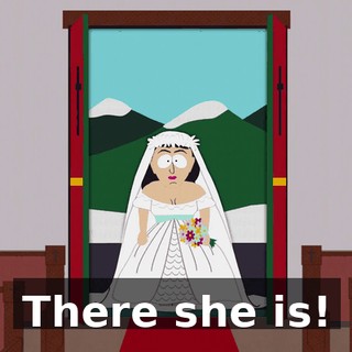 There she is!