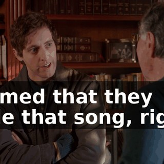 claimed that they stole that song, right?