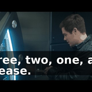 Three, two, one, and release.