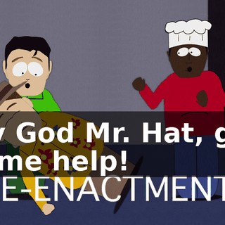 My God Mr. Hat, get some help!