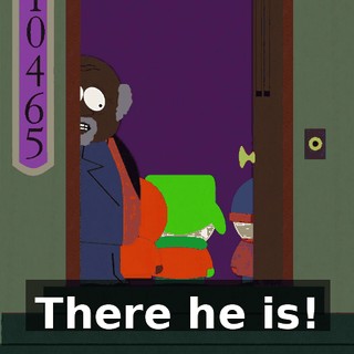 There he is!