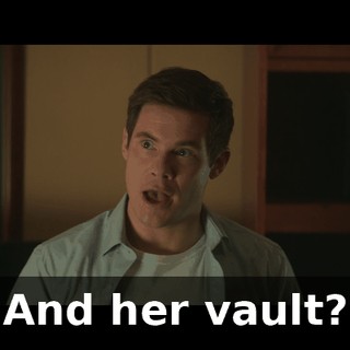 And her vault?