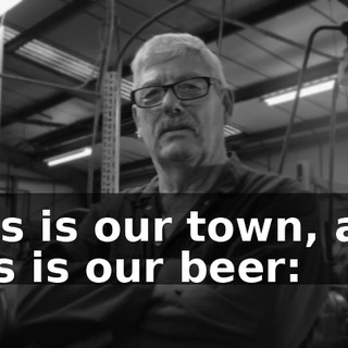 This is our town, and this is our beer: