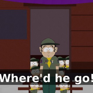 Where'd he go!