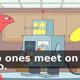 Two ones meet on the zero.