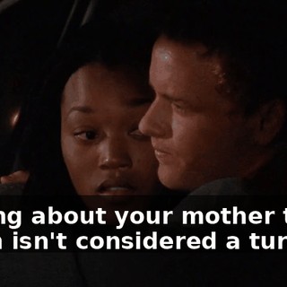 talking about your mother this much isn't considered a turn-on.