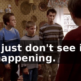 I just don't see it happening.