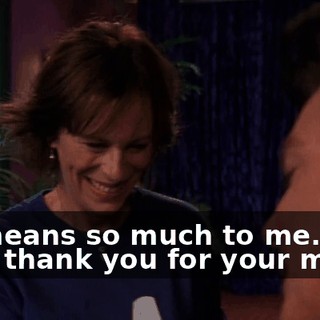 - It means so much to me. - No, thank you for your music.