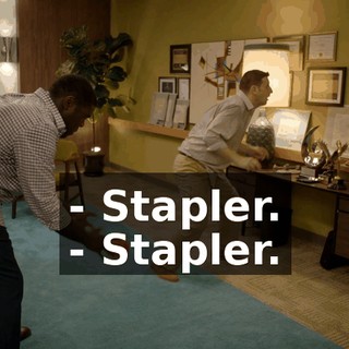 - Stapler. - Stapler.