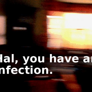 Hal, you have an infection.
