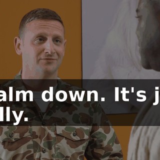 - Calm down. It's just Molly.