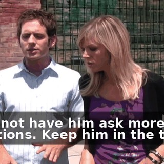 Let's not have him ask more questions. Keep him in the trunk.