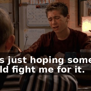I was just hoping someone would fight me for it.