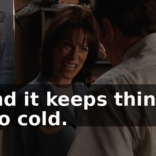 And it keeps things too cold.