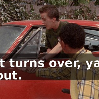If it turns over, yank it out.