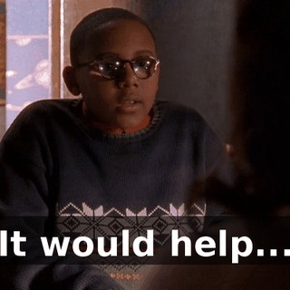 It would help...