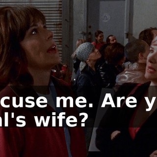 Excuse me. Are you Hal's wife?