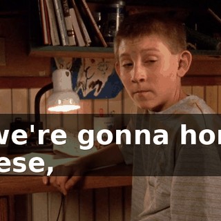 If we're gonna honor Reese,